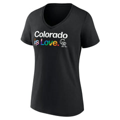 Colorado Rockies Women's City Pride V-Neck T-Shirt - MLB