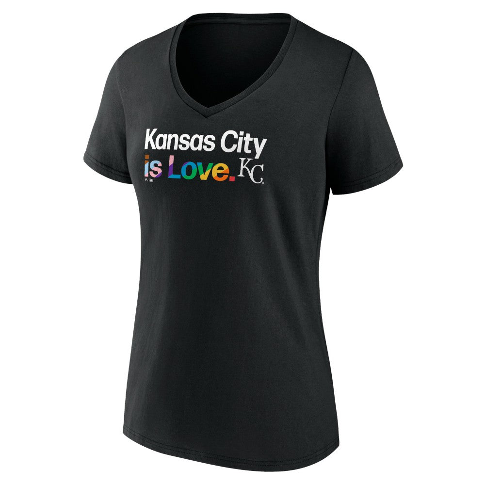 Kansas City Royals Women's City Pride V-Neck T-Shirt - MLB