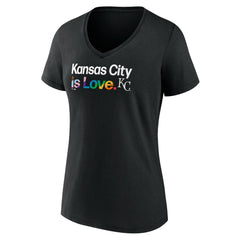 Kansas City Royals Women's City Pride V-Neck T-Shirt - MLB