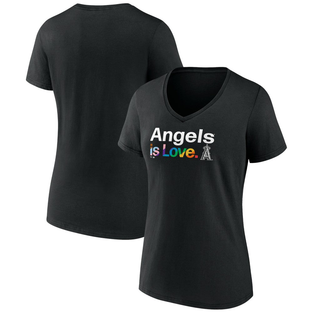 Los Angeles Angels Women's City Pride V-Neck T-Shirt - MLB