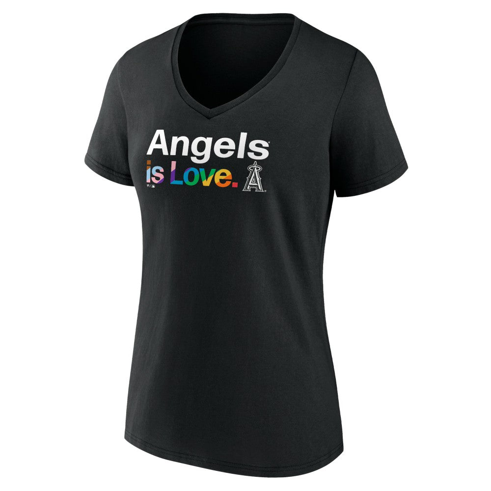 Los Angeles Angels Women's City Pride V-Neck T-Shirt - MLB