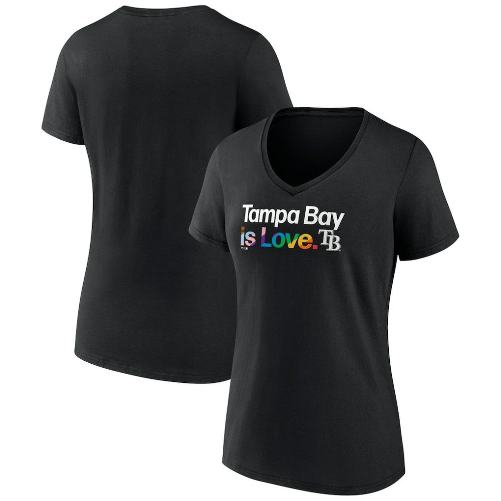 Tampa Bay Rays Women's City Pride V-Neck T-Shirt - MLB