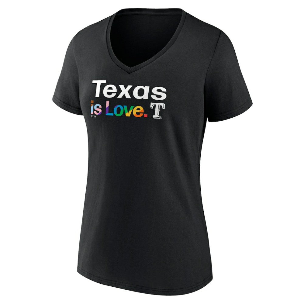 Texas Rangers Women's City Pride V-Neck T-Shirt - MLB
