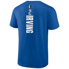 Kyrie Irving Dallas Mavericks Playmaker Name & Number T-Shirt Royal - NBA