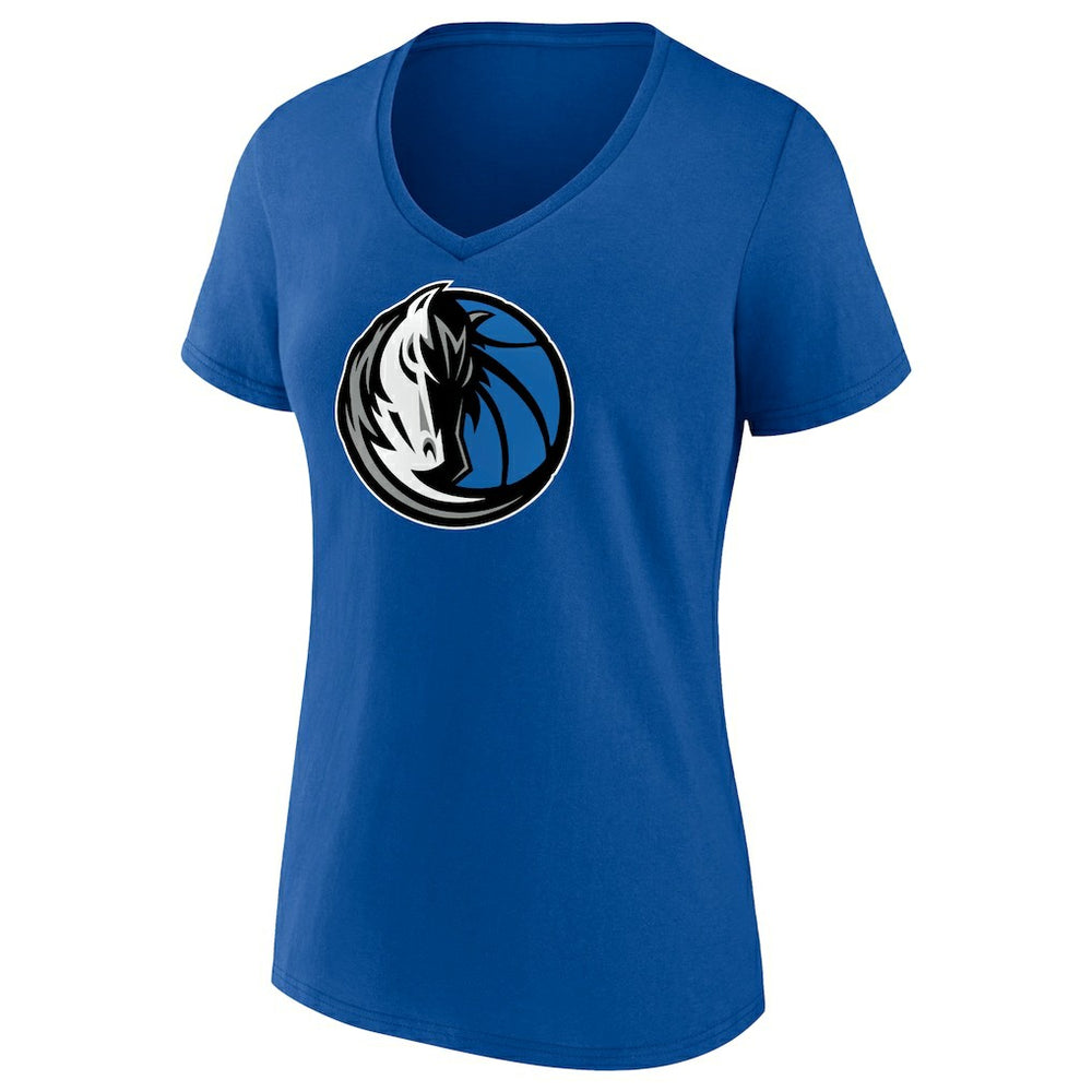 Kyrie Irving Dallas Mavericks Women's Playmaker Name & Number V-Neck T-Shirt Royal - NBA