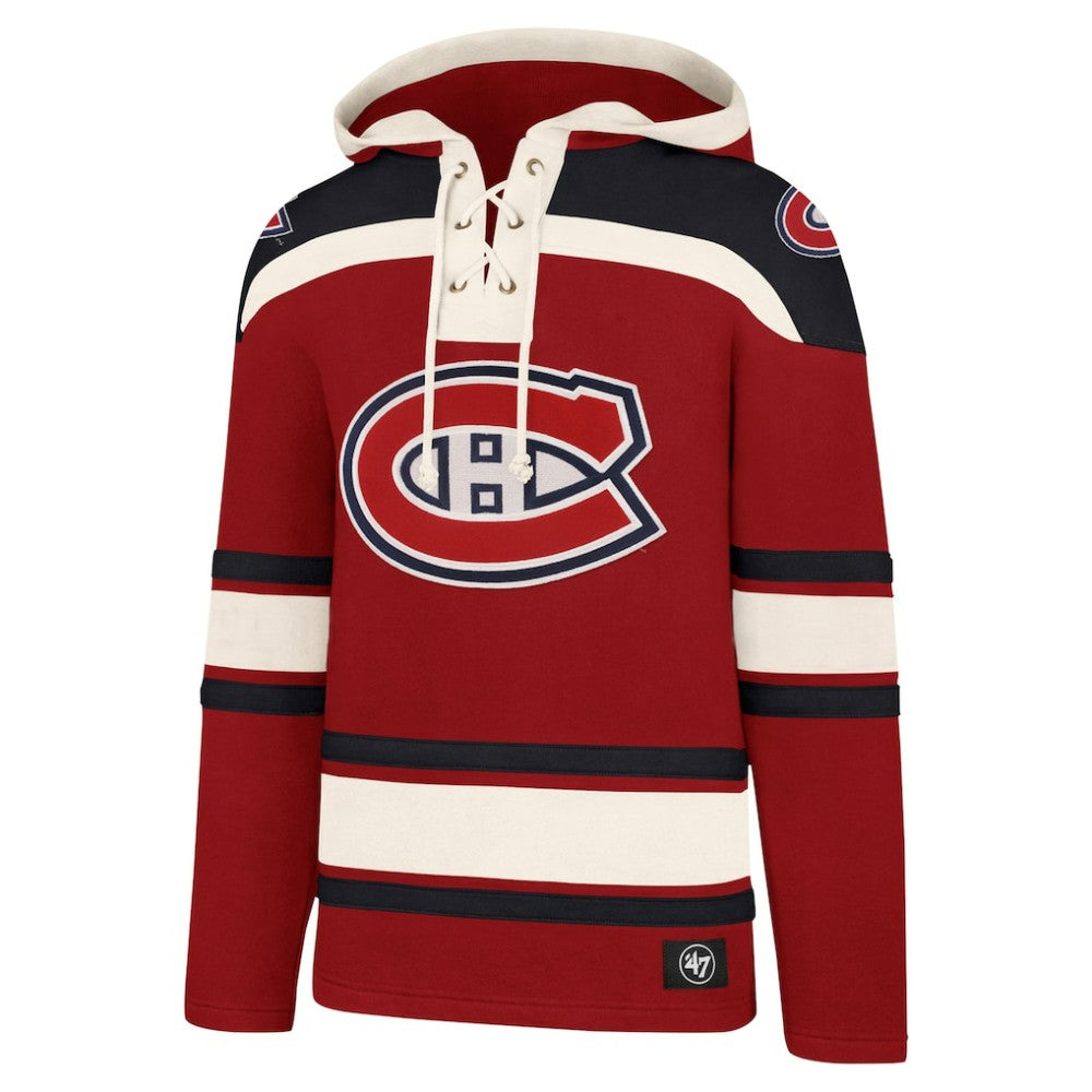 Montreal Canadiens '47 Superior Lacer Hoodie - Red - NHL