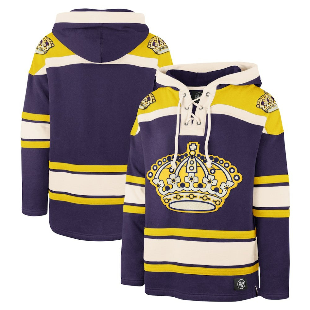 Los Angeles Kings '47 Superior Lacer Hoodie - Purple - NHL