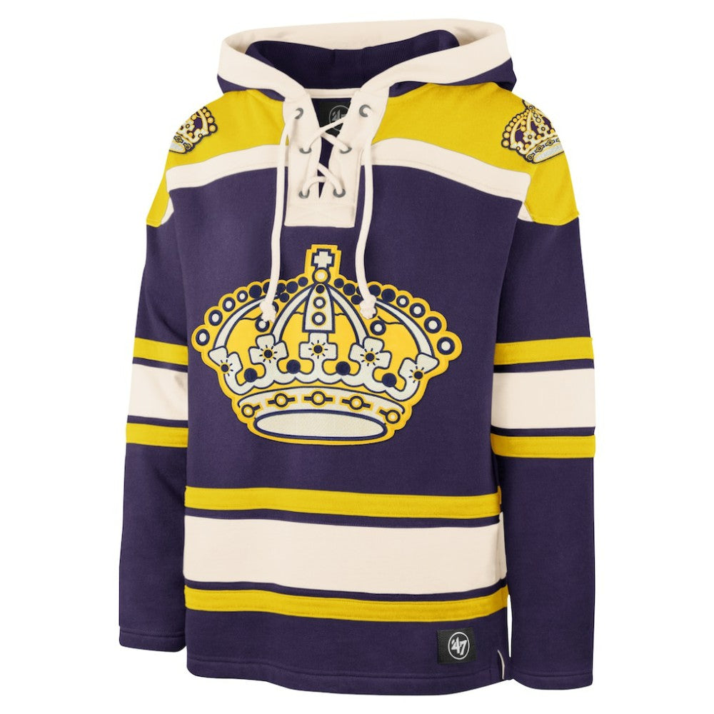 Los Angeles Kings '47 Superior Lacer Hoodie - Purple - NHL