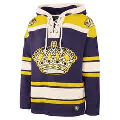 Los Angeles Kings '47 Superior Lacer Hoodie - Purple - NHL