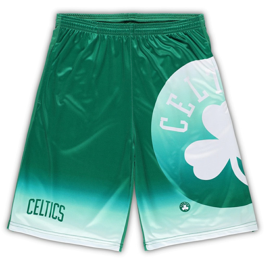 Boston Celtics Big & Tall Graphic Shorts Kelly Green - NBA