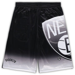 Brooklyn Nets Big & Tall Graphic Shorts Black - NBA