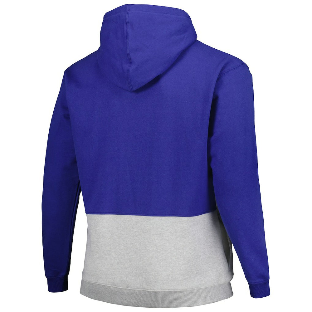 Philadelphia 76ers Big & Tall Anorak Half-Zip Hoodie Royal - NBA