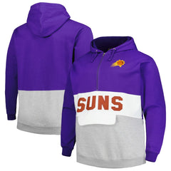 Phoenix Suns Big & Tall Anorak Half-Zip Hoodie Purple - NBA