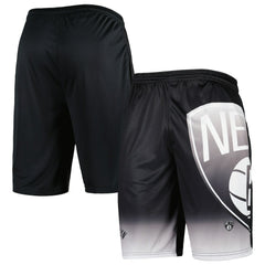 Brooklyn Nets Graphic Shorts Black - NBA