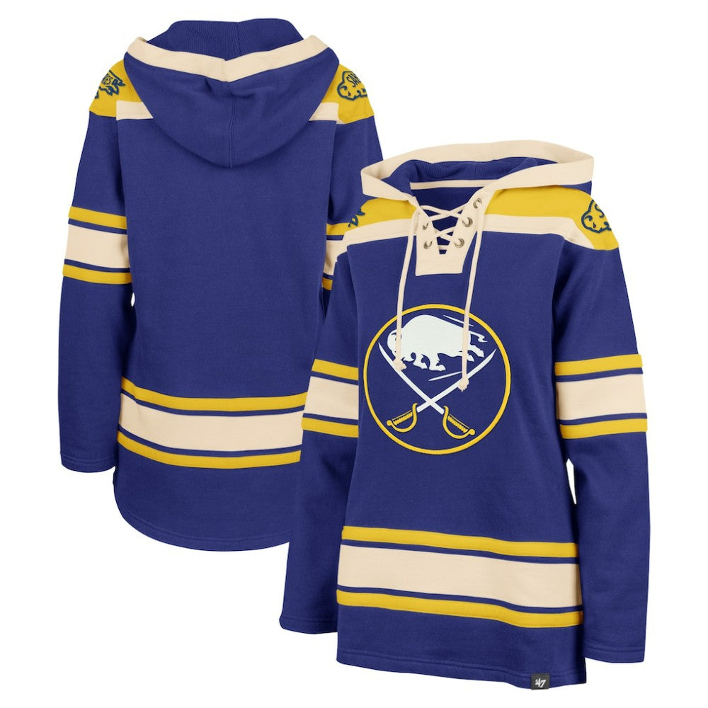 Buffalo Sabres '47 Women's Superior Lacer Pullover Hoodie - Royal - NHL