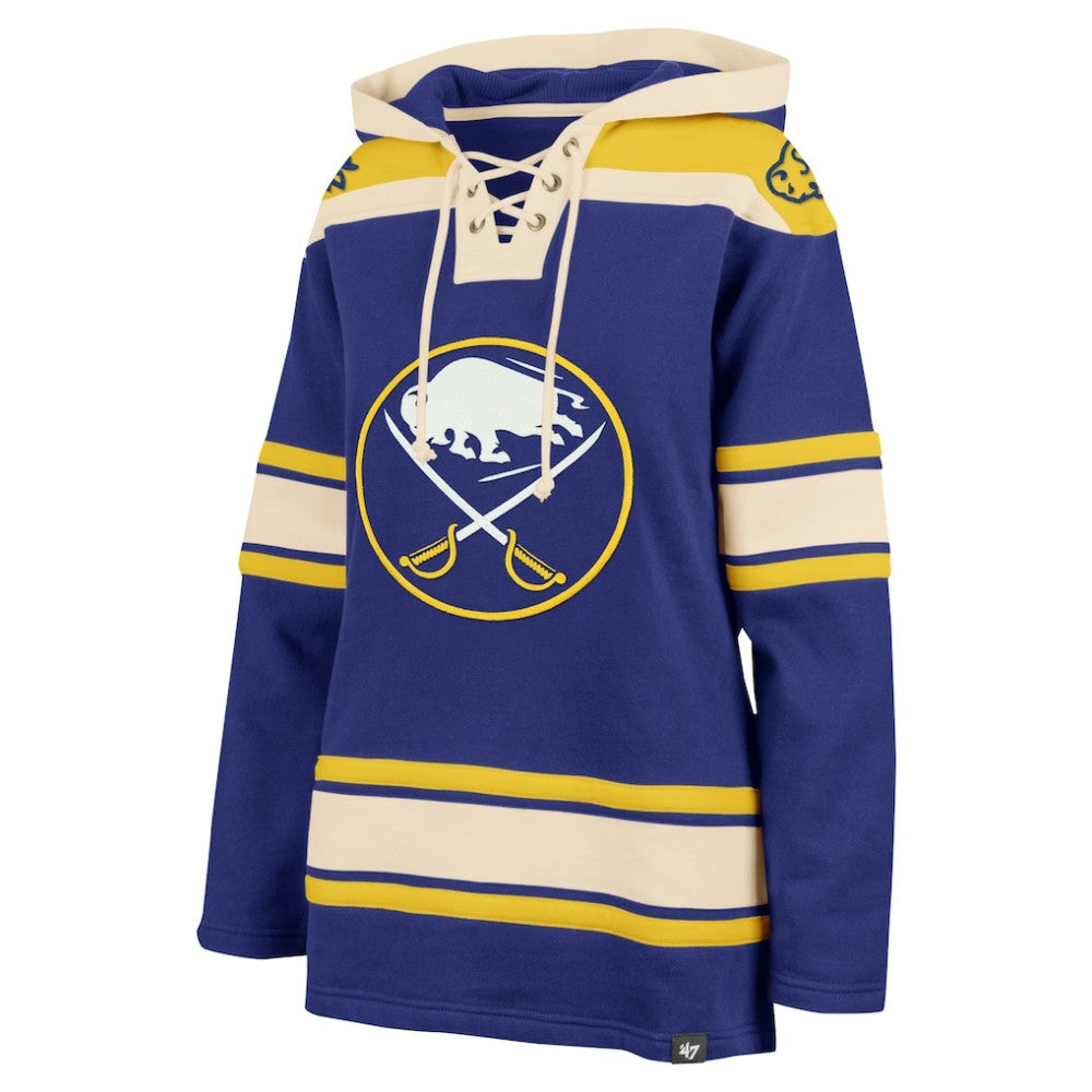 Buffalo Sabres '47 Women's Superior Lacer Pullover Hoodie - Royal - NHL