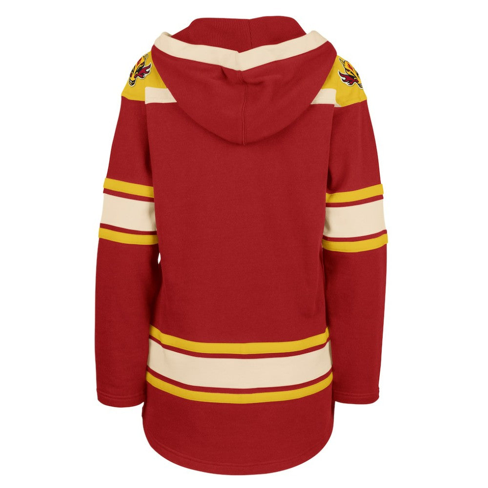 Calgary Flames '47 Women's Superior Lacer Pullover Hoodie - Red - NHL