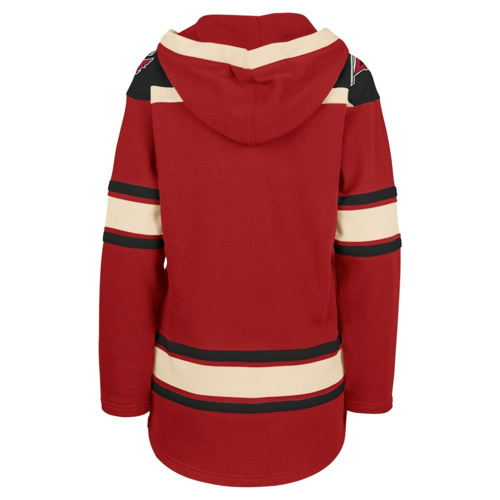 Carolina Hurricanes '47 Women's Superior Lacer Pullover Hoodie - Red - NHL