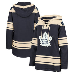 Toronto Maple Leafs '47 Women's Superior Lacer Pullover Hoodie - Navy - NHL