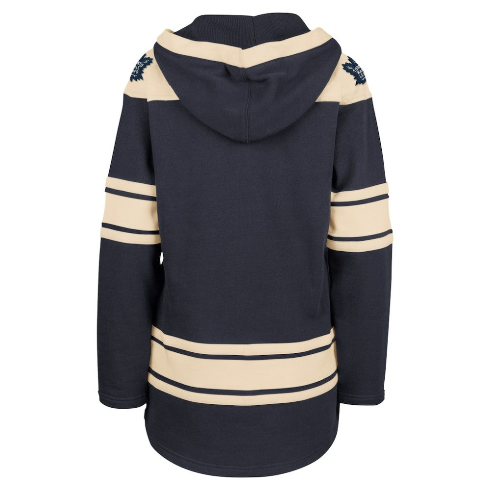 Toronto Maple Leafs '47 Women's Superior Lacer Pullover Hoodie - Navy - NHL