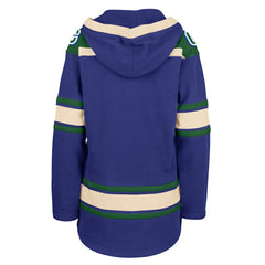Vancouver Canucks '47 Women's Superior Lacer Pullover Hoodie - Blue - NHL
