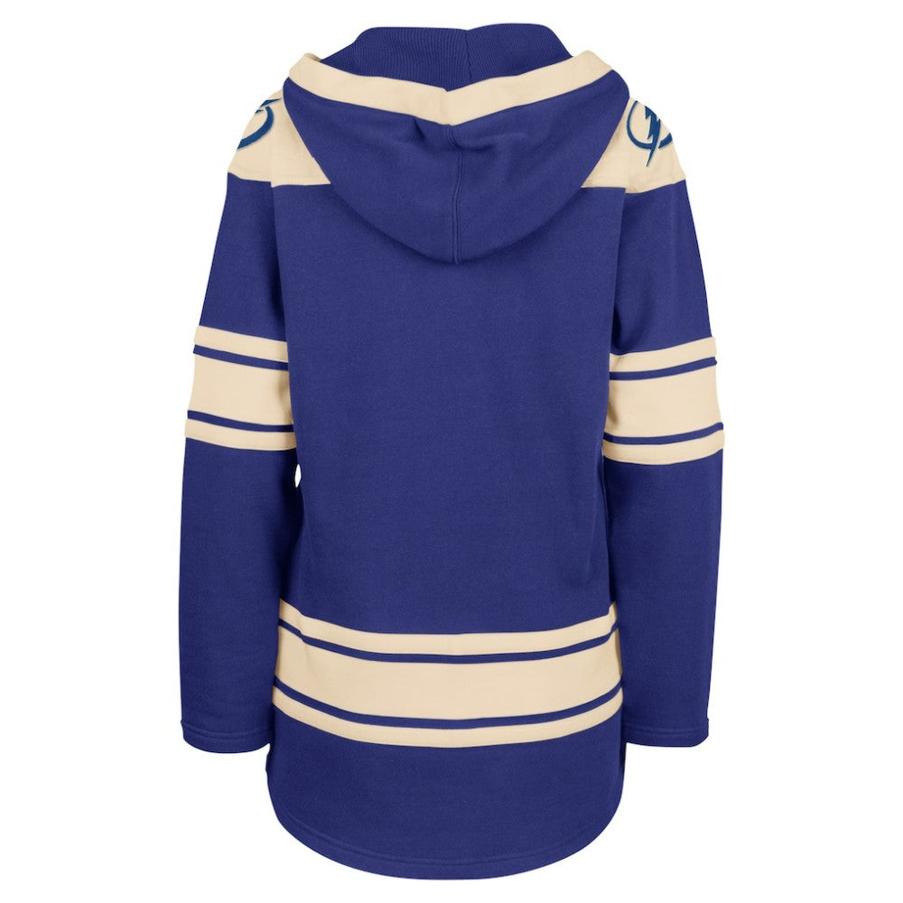 Tampa Bay Lightning '47 Women's Superior Lacer Pullover Hoodie - Blue - NHL