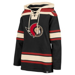 Ottawa Senators '47 Women's Superior Lacer Pullover Hoodie - Black - NHL