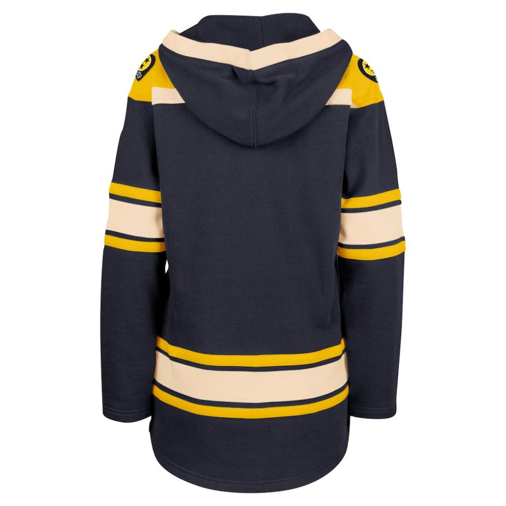 Nashville Predators '47 Women's Superior Lacer Pullover Hoodie - Navy - NHL