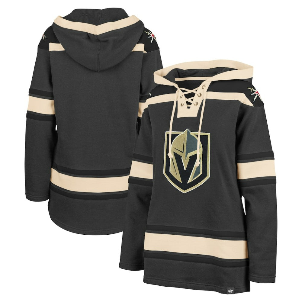 Vegas Golden Knights '47 Women's Superior Lacer Pullover Hoodie - Gray - NHL