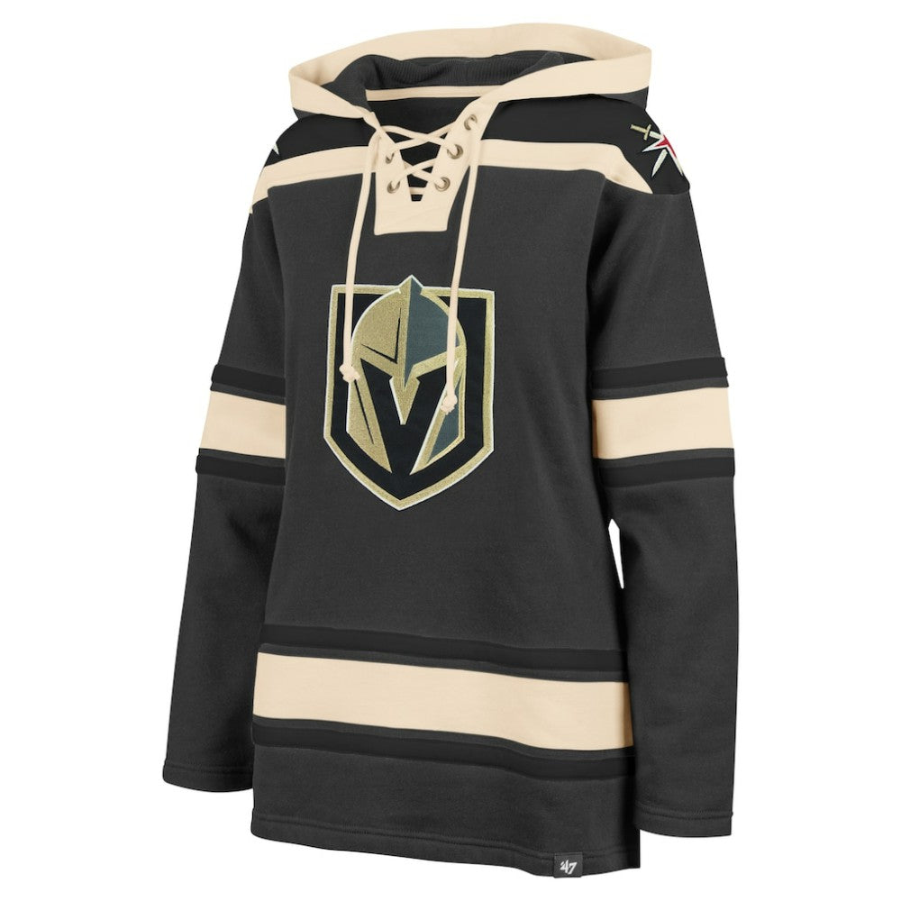 Vegas Golden Knights '47 Women's Superior Lacer Pullover Hoodie - Gray - NHL