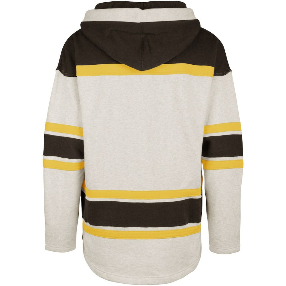 Boston Bruins '47 Rockaway Lacer Pullover Hoodie - Oatmeal - NHL