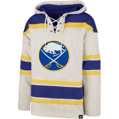 Buffalo Sabres '47 Rockaway Lacer Pullover Hoodie - Oatmeal - NHL