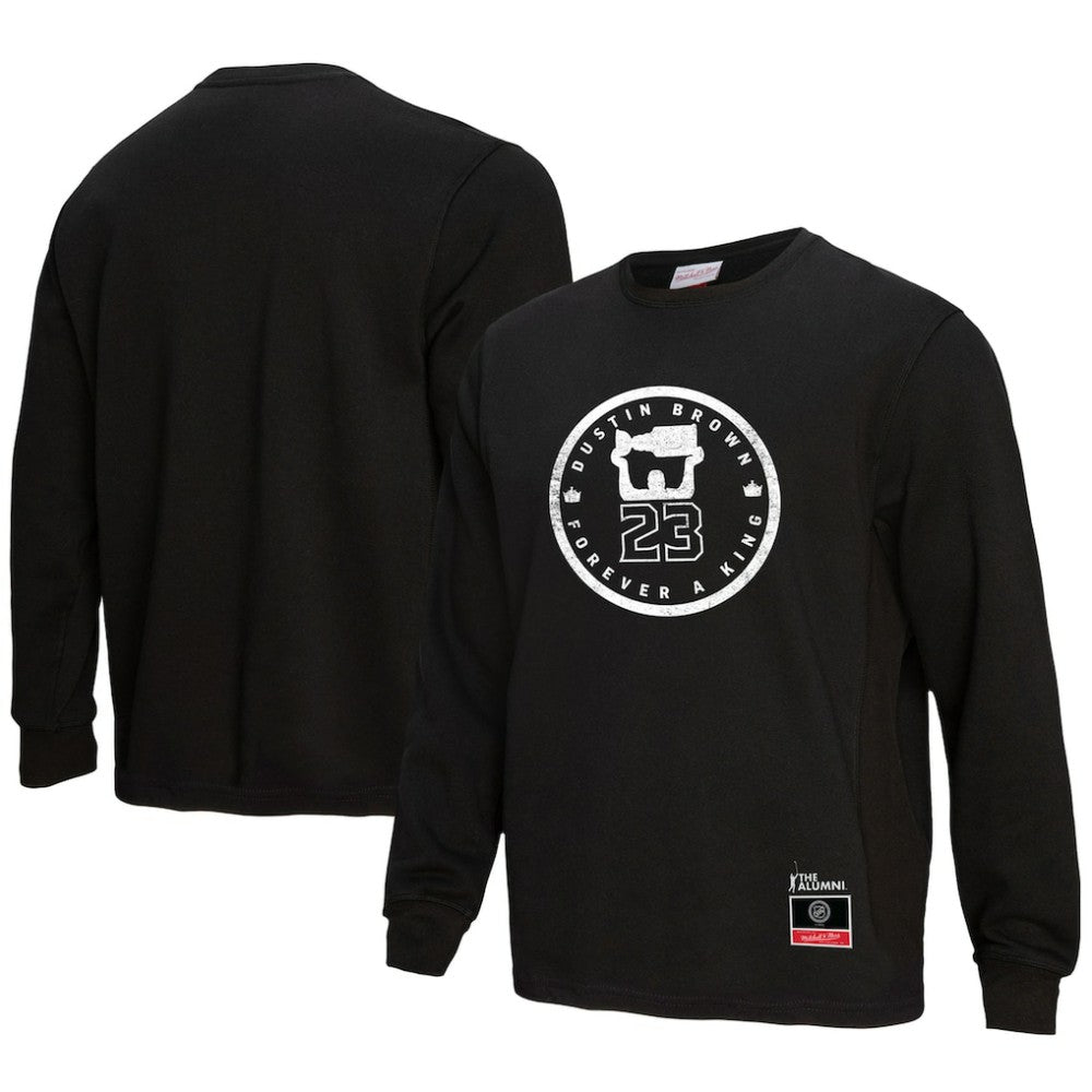 Dustin Brown Los Angeles Kings Mitchell & Ness Forever A King Long Sleeve T-Shirt - Black - NHL