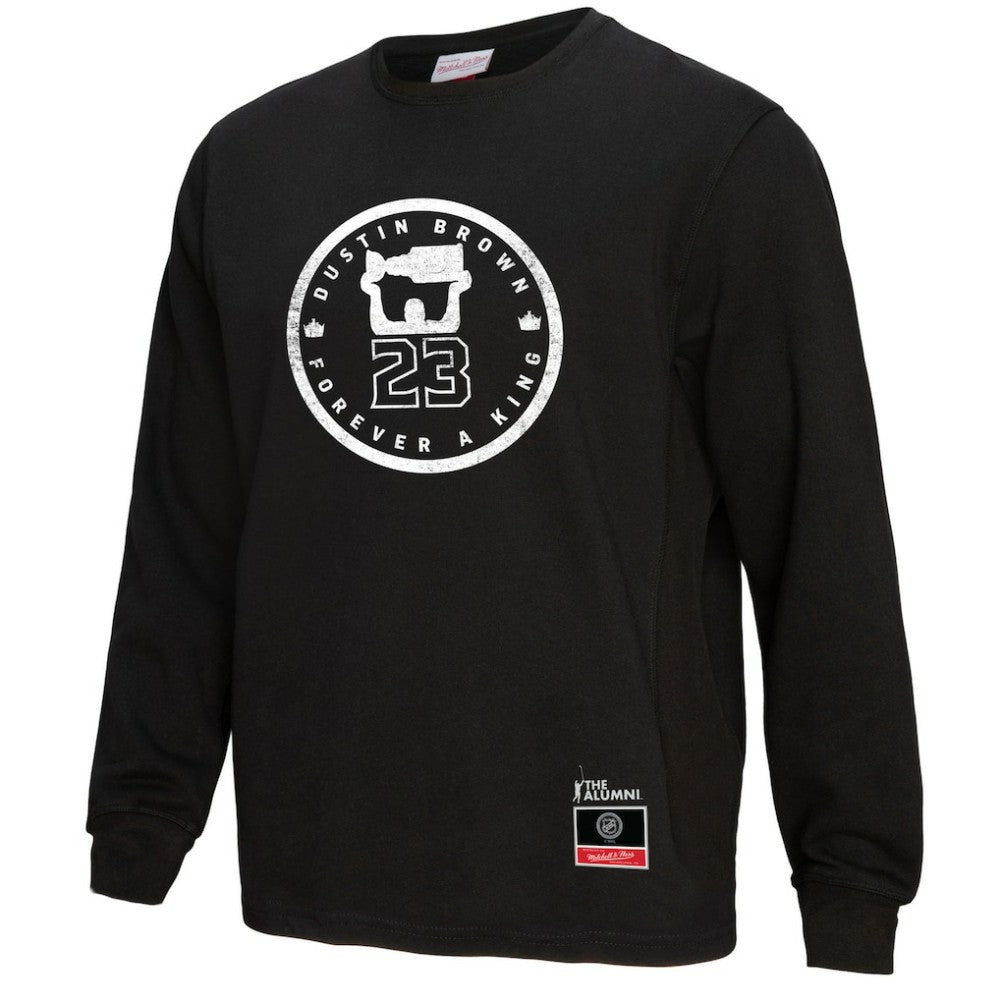 Dustin Brown Los Angeles Kings Mitchell & Ness Forever A King Long Sleeve T-Shirt - Black - NHL