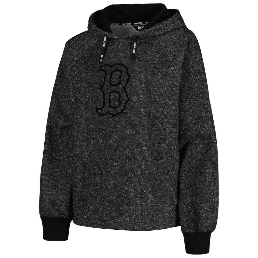 Boston Red Sox DKNY Sport Women's Debbie Dolman Raglan Pullover Hoodie - MLB