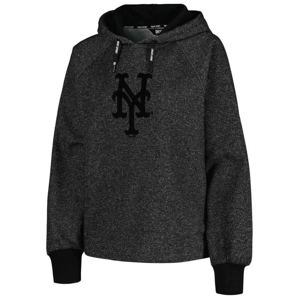 New York Mets DKNY Sport Women's Debbie Dolman Raglan Pullover Hoodie - MLB