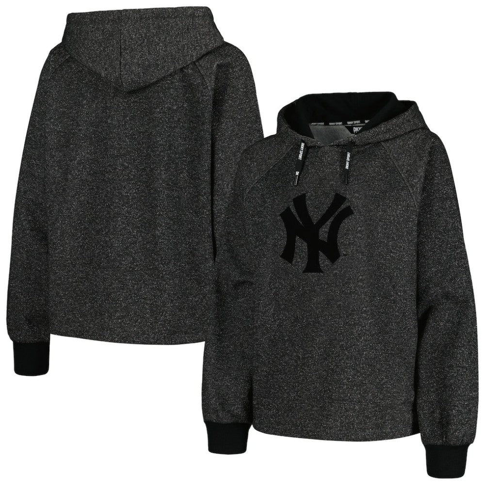 New York Yankees DKNY Sport Women's Debbie Dolman Raglan Pullover Hoodie - MLB