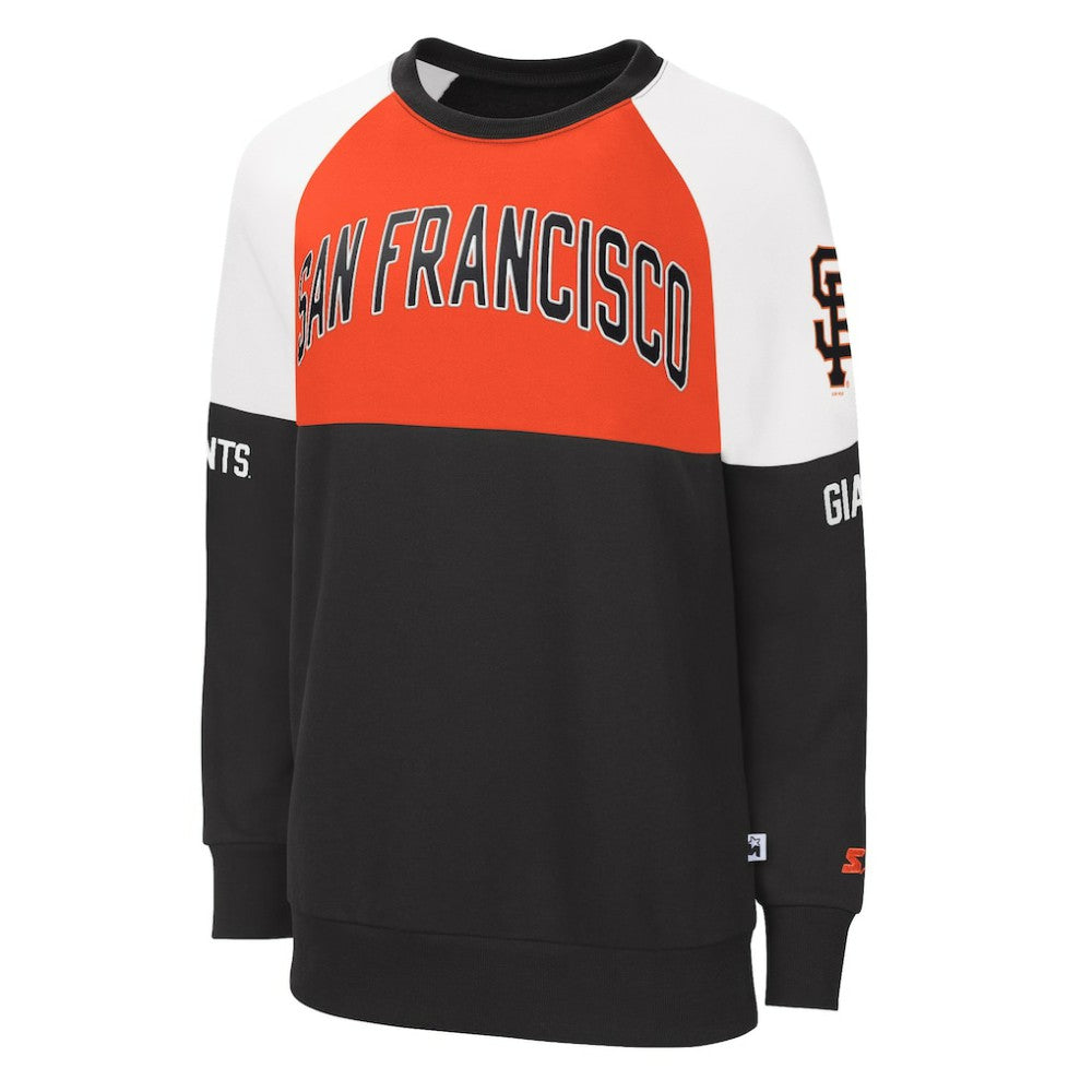 San Francisco Giants Starter Women's Baseline Raglan Pullover Sweatshirt - MLB