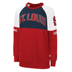 St. Louis Cardinals Starter Women's Baseline Raglan Pullover Sweatshirt - MLB