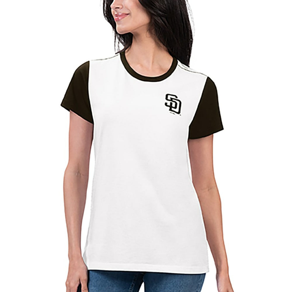 San Diego Padres G-III 4Her by Carl Banks Women's Illustration Ringer T-Shirt - MLB