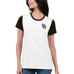 San Diego Padres G-III 4Her by Carl Banks Women's Illustration Ringer T-Shirt - MLB