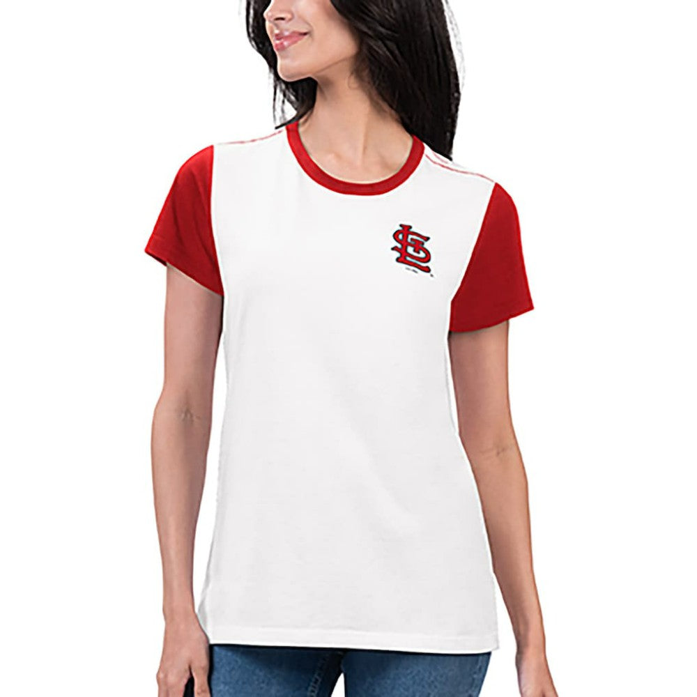 St. Louis Cardinals G-III 4Her by Carl Banks Women's Illustration Ringer T-Shirt - MLB