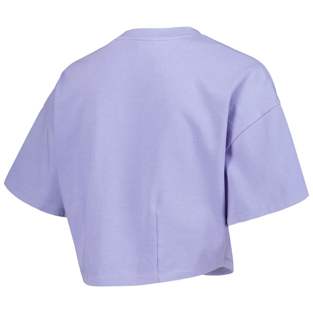 Phoenix Suns Lusso Women's Nola Faded Tonal Cropped T-Shirt Purple - NBA
