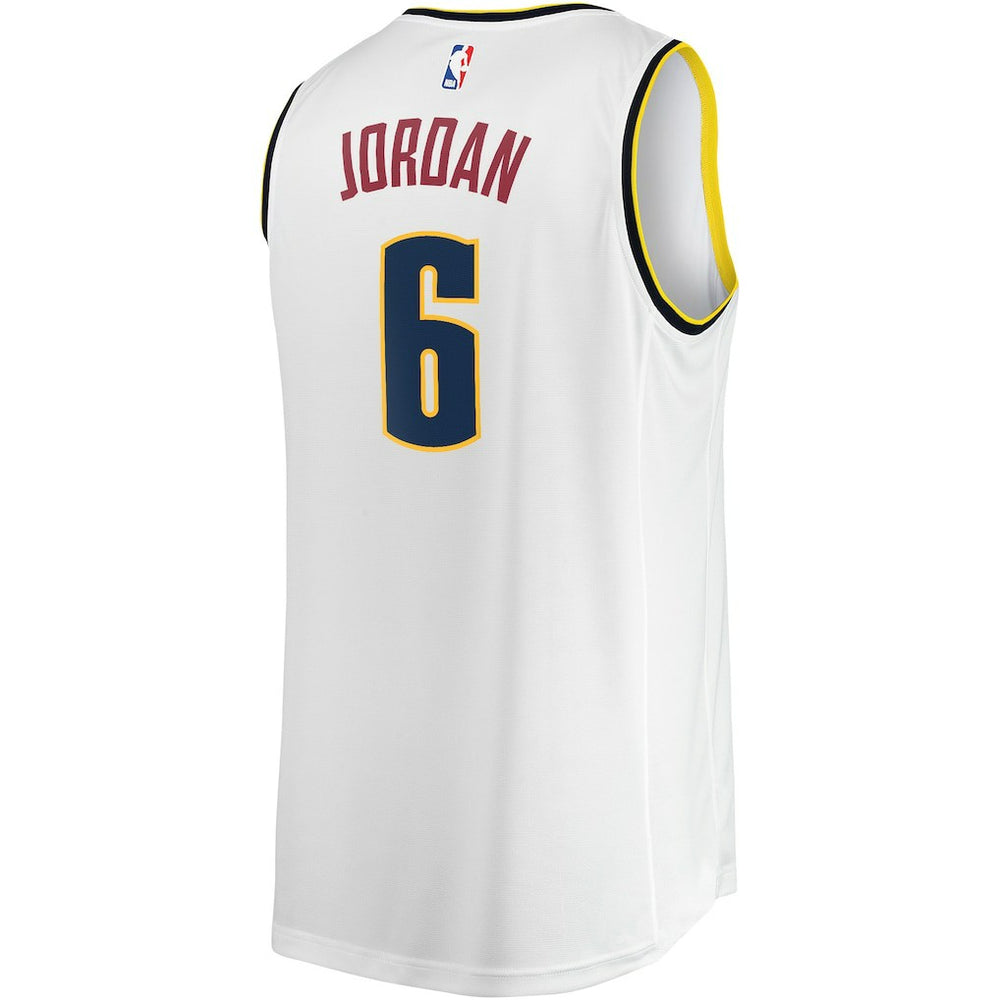 DeAndre Jordan Denver Nuggets Fast Break Player Jersey Association Editi- White - NBA