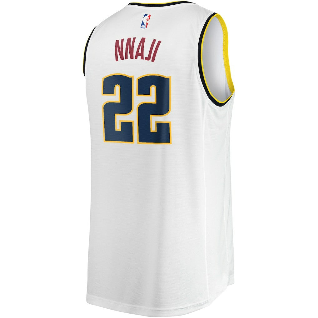 Zeke Nnaji Denver Nuggets Fast Break Player Jersey Association Editi- White - NBA