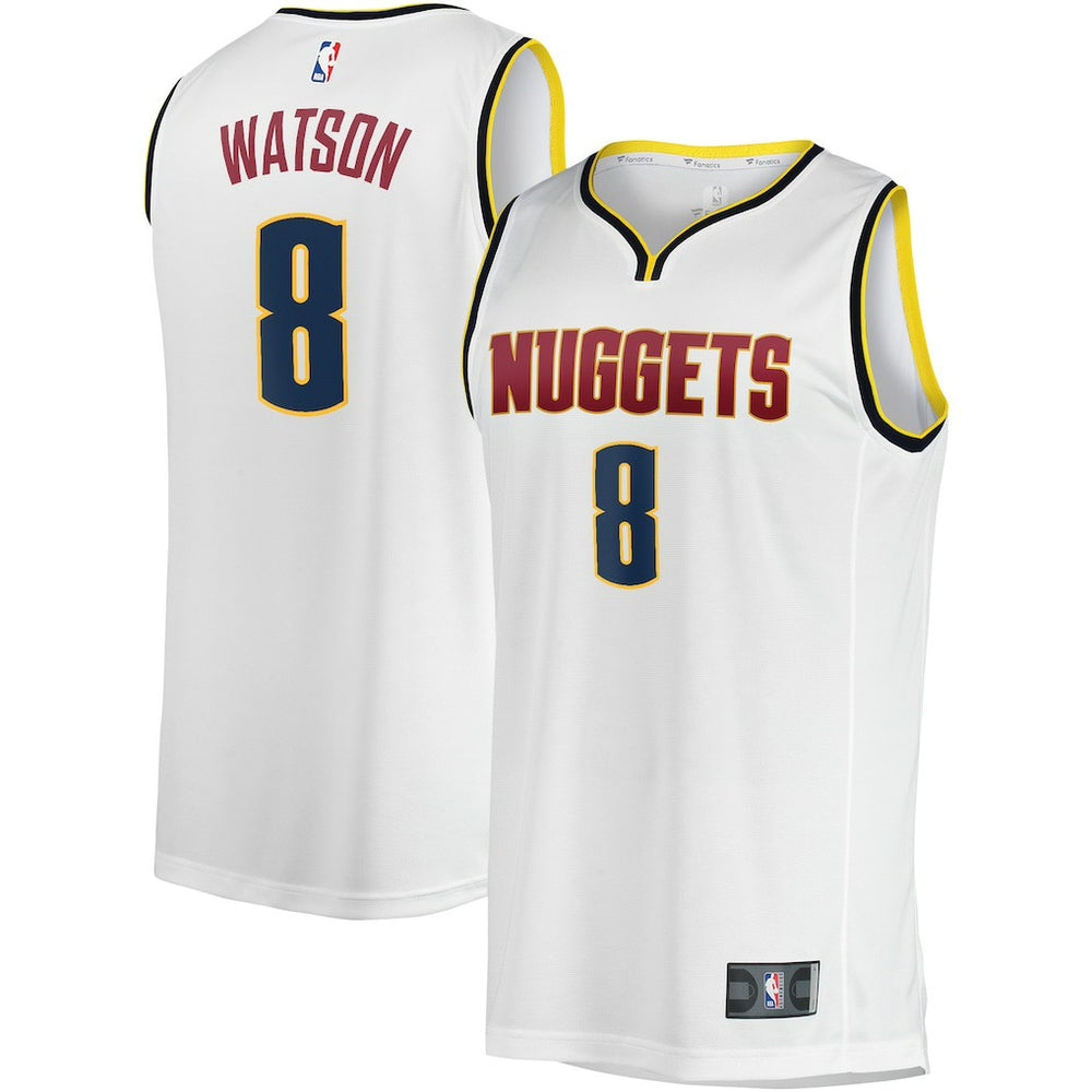 Peyton Watson Denver Nuggets Fast Break Player Jersey Association Editi- White - NBA