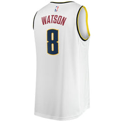 Peyton Watson Denver Nuggets Fast Break Player Jersey Association Editi- White - NBA
