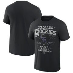 Colorado Rockies Darius Rucker Collection by Fanatics Beach Splatter T-Shirt - MLB