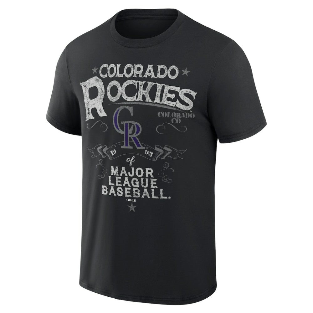 Colorado Rockies Darius Rucker Collection by Fanatics Beach Splatter T-Shirt - MLB