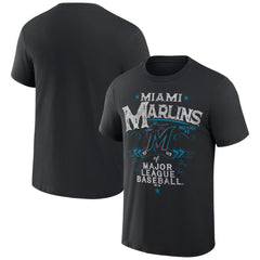 Miami Marlins Darius Rucker Collection by Fanatics Beach Splatter T-Shirt - MLB
